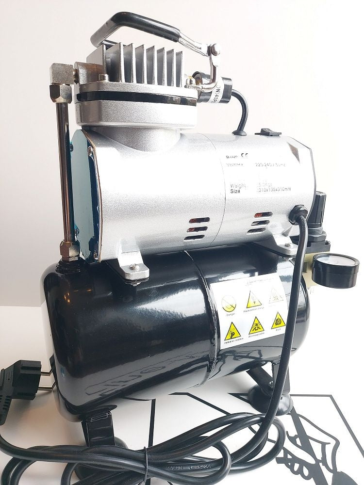 Fine Art FA-20T Kompresor bezolejowy 3l z filtrem i reduktorem Premium Line (S5000) – Bild 4