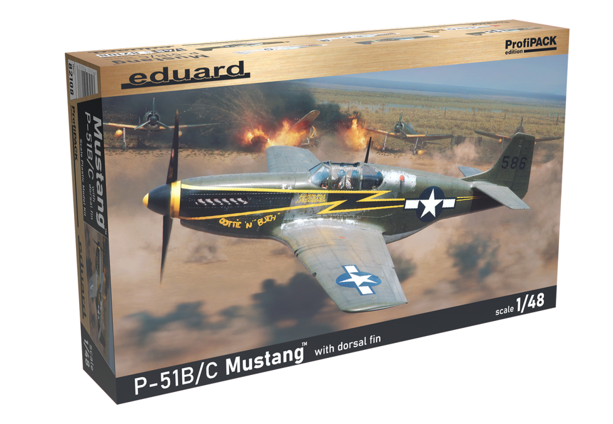 Eduard 82108 P-51B/ C Mustang w/ dorsal fin 1/48