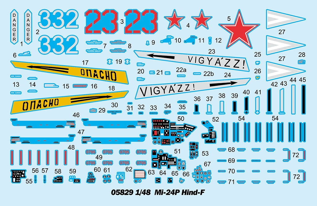 Trumpeter 05829 Mi-24P Hind-F 1/48 – immagine 5