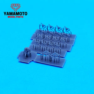 Ceintures de sécurité de course Yamamoto YMPTUN117, lot de 2, 4 points - Bleu et vert, échelle 1/24 – image 3