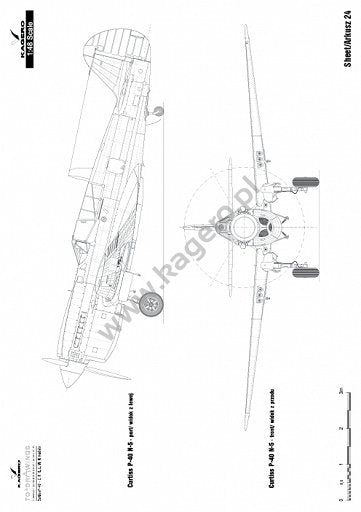 Kagero 7037 Curtiss P-40 F,K,L,M,N models EN/PL – imagen 2