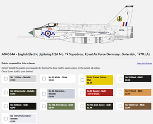 Airfix 04054A English Electric Lightning F.2A 1/72 – zdjęcie 3