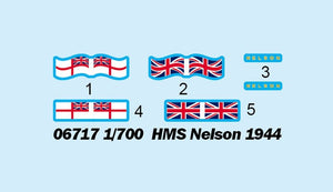 Trumpeter 06717 HMS Nelson 1944 1/700 – image 3