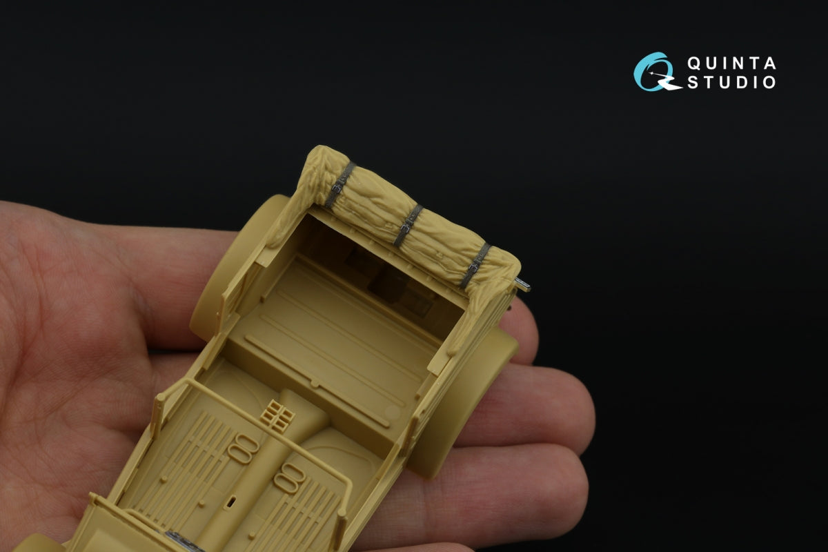 Quinta Studio QD35141 Kubelwagen Type 82 3D-Printed &amp;amp; coloured Interior on decal paper (Tamiya) 1/35 – Bild 8