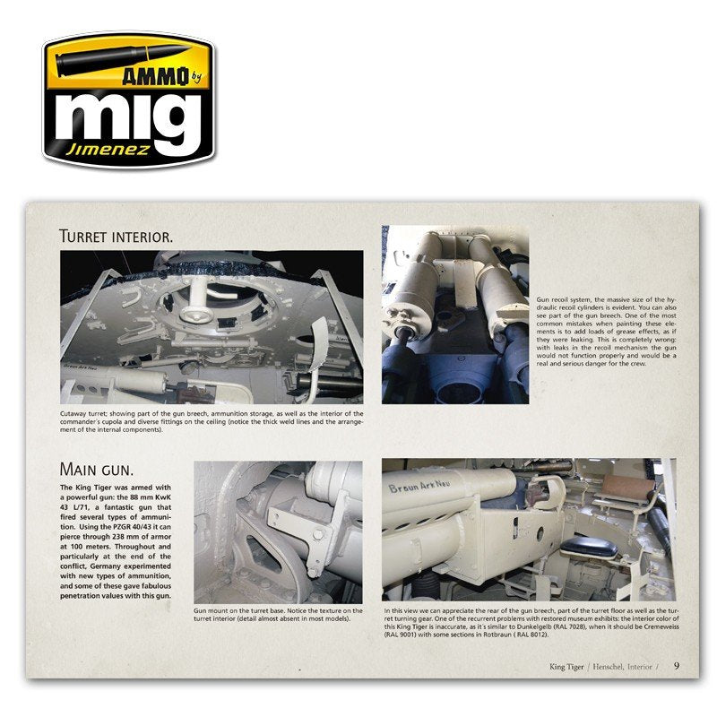 AMMO of Mig Jimenez 6022 KING TIGER - VISUAL MODELERS GUIDE (English) – image 4