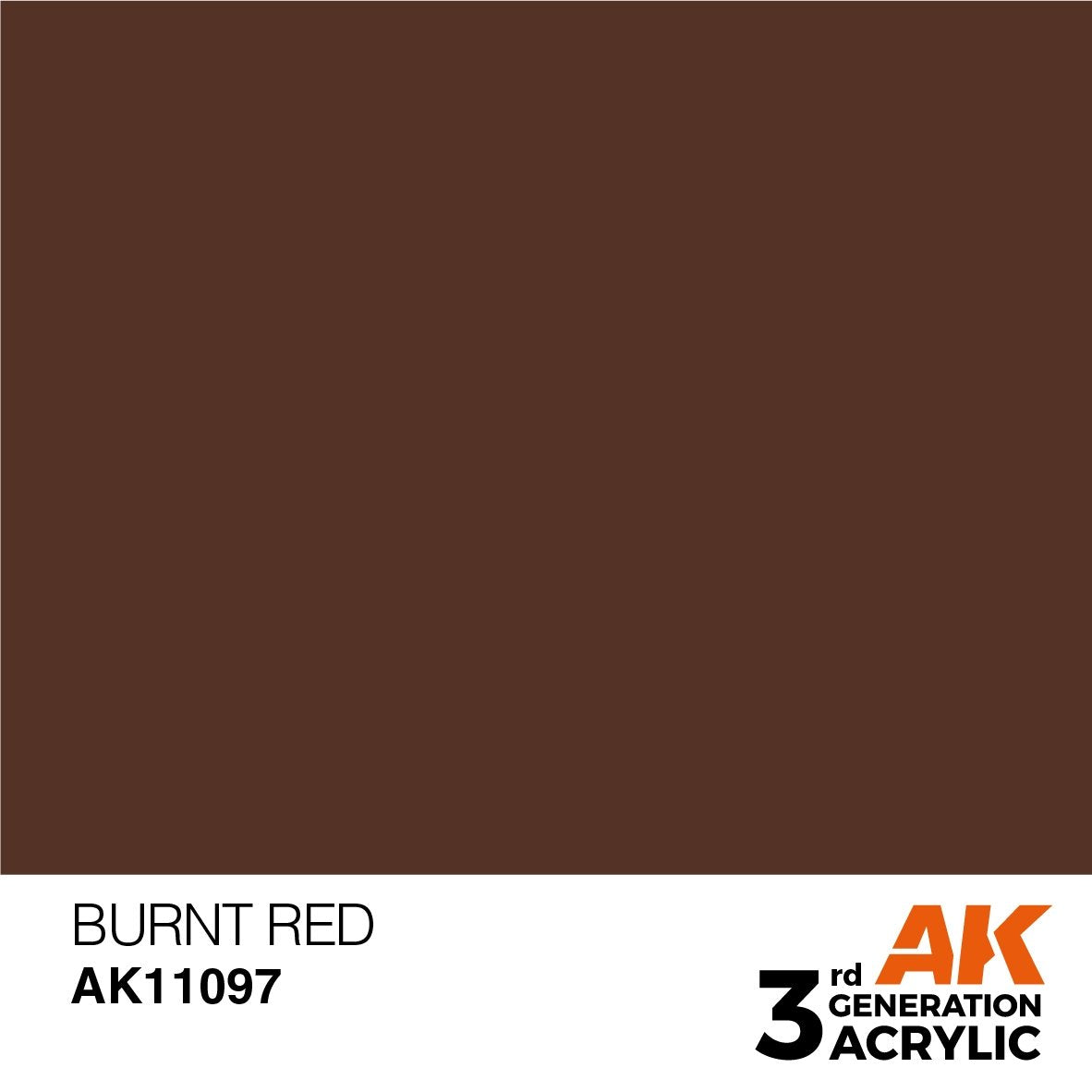AK Interactive AK11097 BURNT RED – STANDARD 17ml