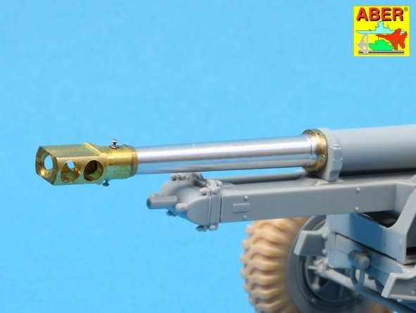 Aber 35L-127 Late barrel MK2 with muzzle brake to British 25 pdr 1/35 – image 4