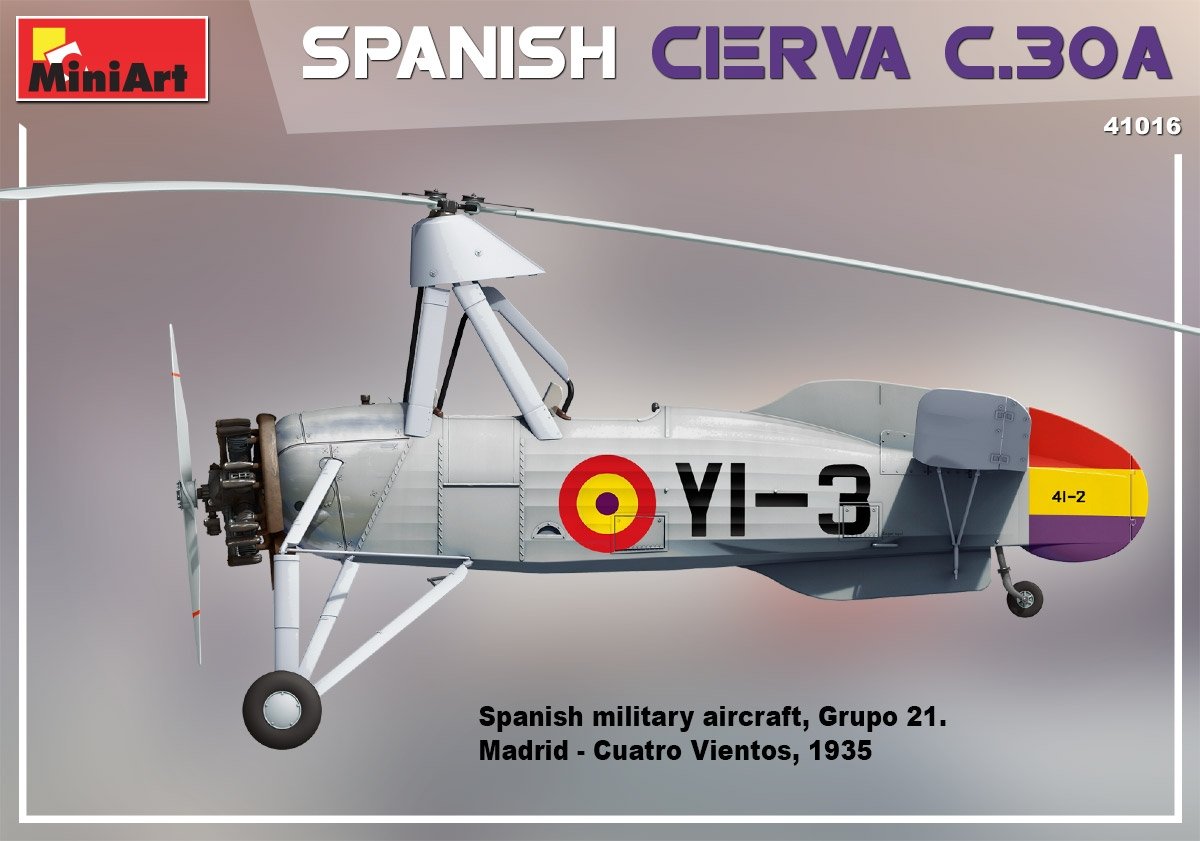 Miniart 41016 Spanish Cierva C.30A 1/35 – imagen 4