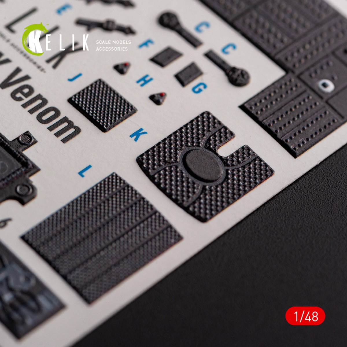 KELIK K48107 UH-1Y &amp;quot;Venom&amp;quot; - interior 3D decals for Zimi Model/KittyHawk kit 1/48 – image 5