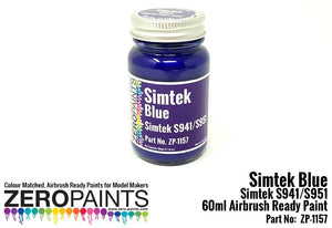 Zero Paints ZP-1157 Simtek F1 Blue Paint 60ml – image 2