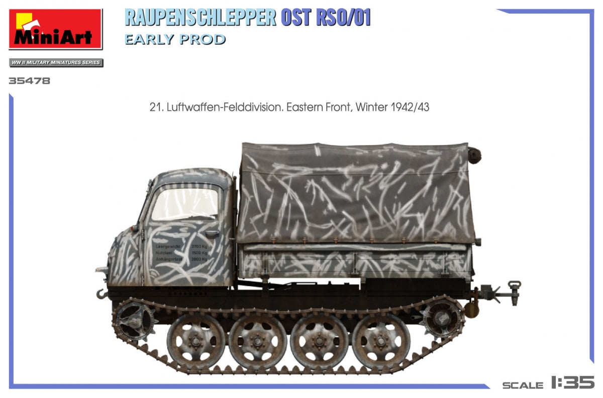 Miniart 35478 RAUPENSCHLEPPER OST RSO/01. EARLY PROD 1/35 – Bild 9