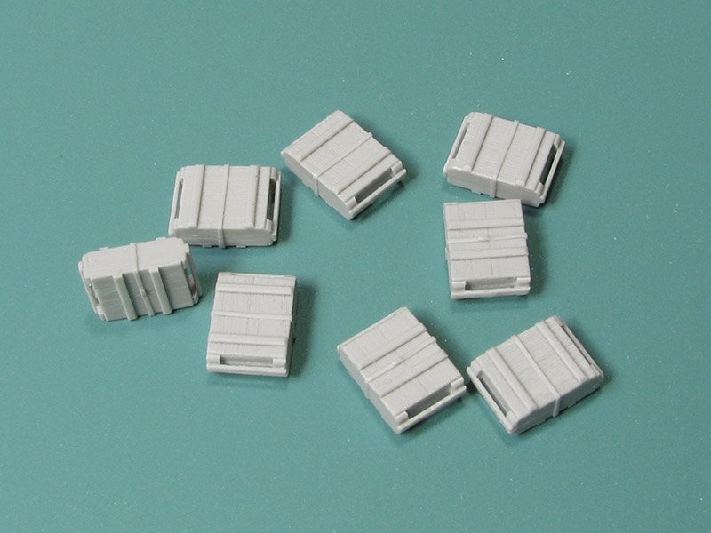 Eureka XXL E-036 Modern Russian Ammo Crates Type II for 7,62mm Ammo (for AK-47 Kalashnikov) 1/35 – Bild 2