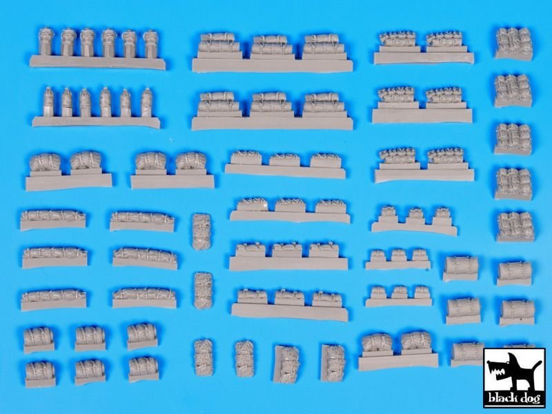 Black Dog T72055 Tentage plus bedrols 1 accessories set 1/72 – zdjęcie 5