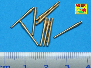 Aber 1/700L-12 Set of 9 pcs 406 mm short barrels for ships: North Carolina, Washington 1/700 – Bild 2