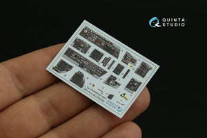 Quinta Studio QDS-32156 F/A-18D late 3D-Printed &amp;amp; coloured Interior on decal paper (Academy) (Small version) 1/32 – zdjęcie 9