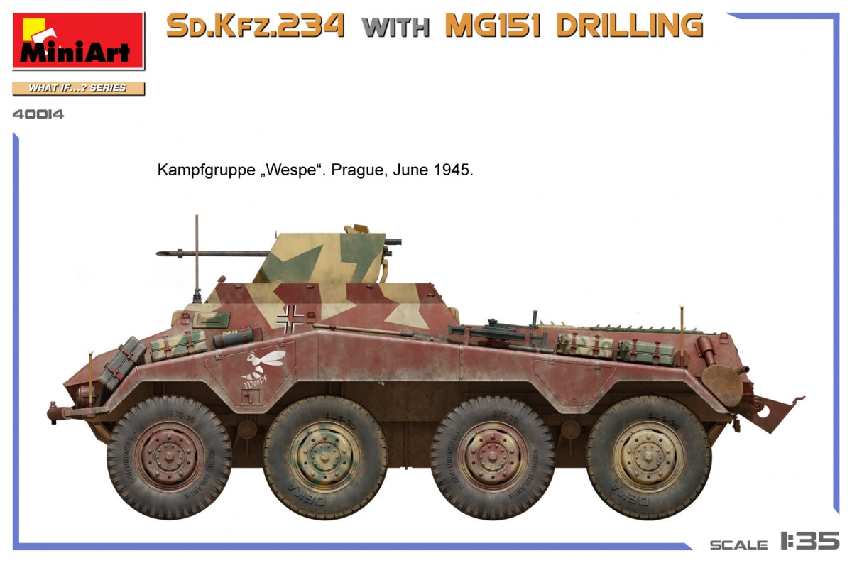 MiniArt 40014 Sd.Kfz.234 WITH MG151 DRILLING 1/35 – Bild 4