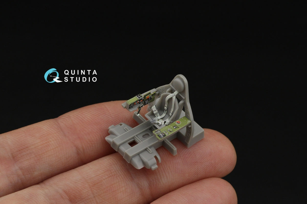 Quinta Studio QD72220 FM-2 Wildcat 3D-Printed &amp; coloured Interior on decal paper (Arma Hobby) 1/72