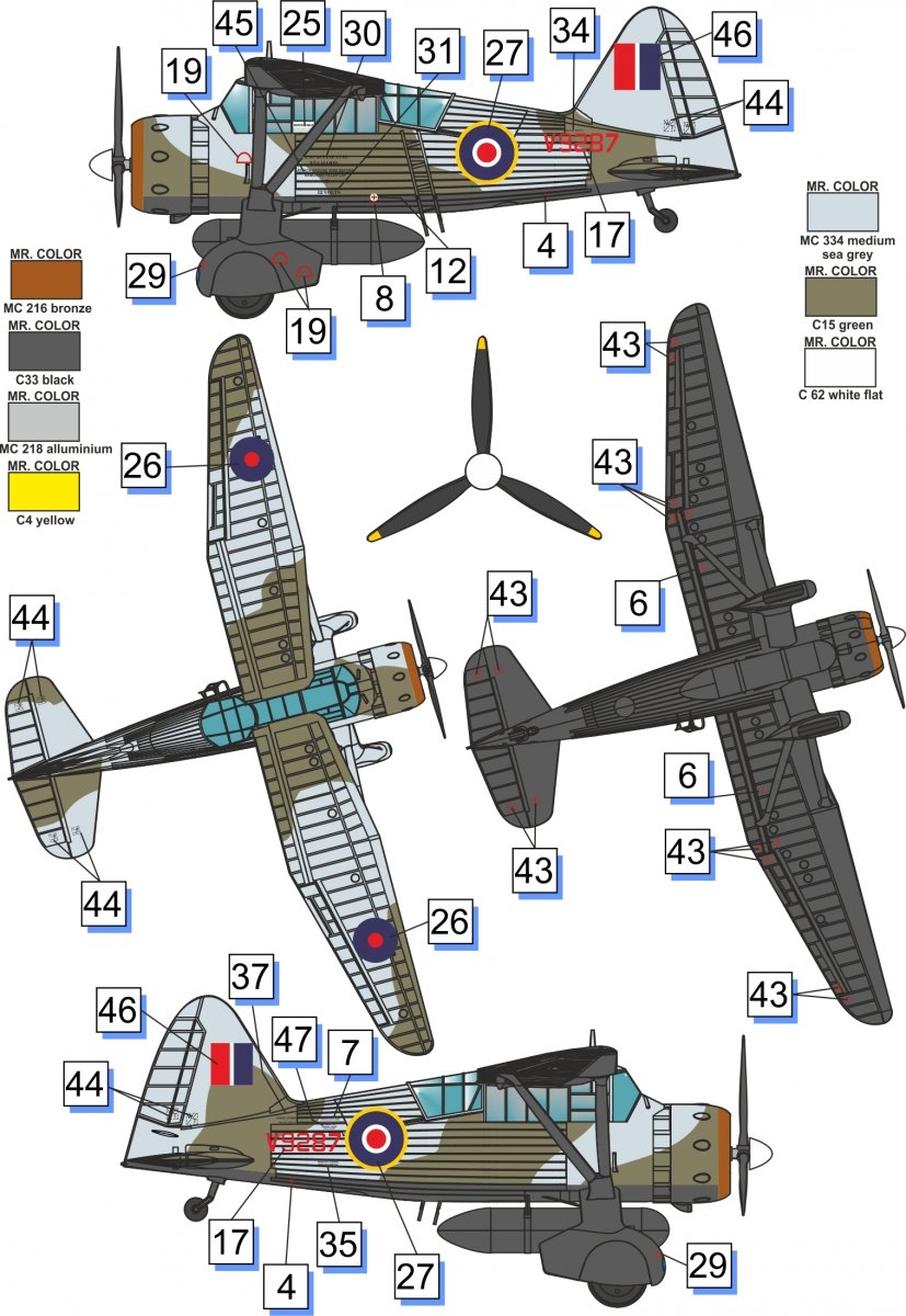 Dora Wings 72023 Westland Lysander Mk.III 1/72 – image 4