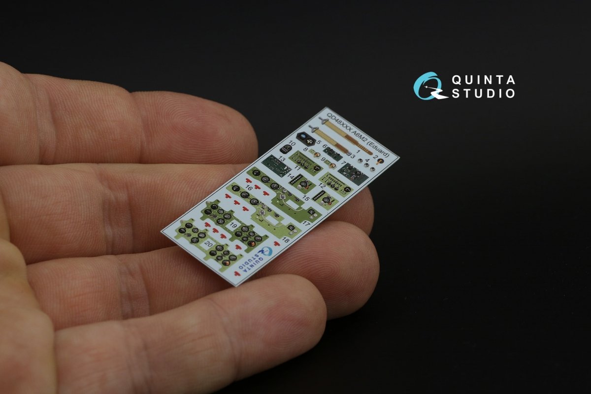 Quinta Studio QD48239 A6M2 Zero 3D-Printed &amp;amp; coloured Interior on decal paper (Eduard) 1/48 – imagen 10