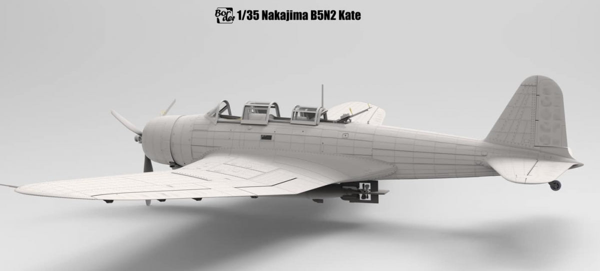 Maquette Border Model BF-005 Nakajima B5N2 Type 97 Bombardier d&amp;#39;attaque embarqué « Kate » avec intérieur complet, échelle 1/35 – image 6