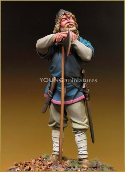 Young Miniatures YH9003 Seigneur de guerre viking 10e ap. J.-C. 90 mm