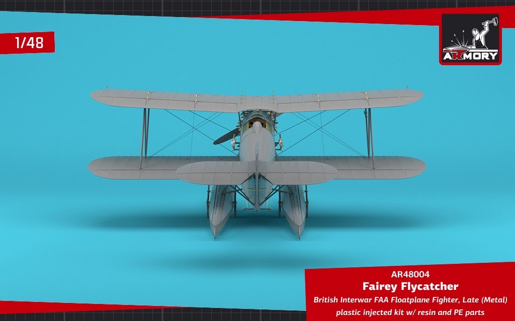 Armory Models 48004 Fairey Flycatcher British Interwar FAA Floatplane Fighter, Late (Metal) 1/48 – image 19