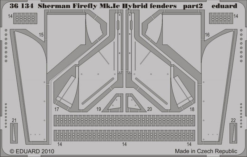 Eduard 36134 Sherman Firefly Mk. Ic Hybrid fenders 1/35 Dragon – immagine 2