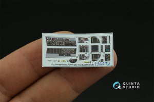 Quinta Studio QDS-48279 F/A-18C early 3D-Printed &amp;amp; coloured Interior on decal paper (HobbyBoss)(Small version) 1/48 – immagine 6