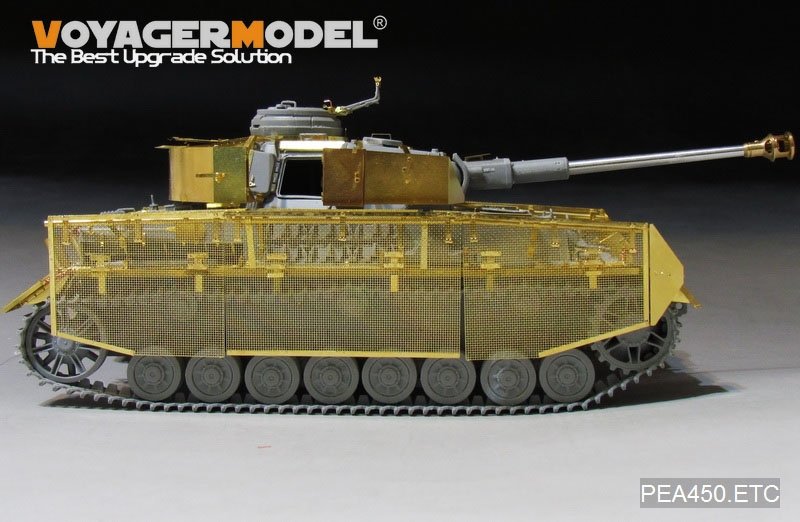 Voyager Model PEA450 WWII German Pz.Kpfw.IV Ausf.J &amp;quot;Thoma shields&amp;quot; wire mesh schürzen (Last Production) (FOR Boder 35008) 1/35 – Bild 6