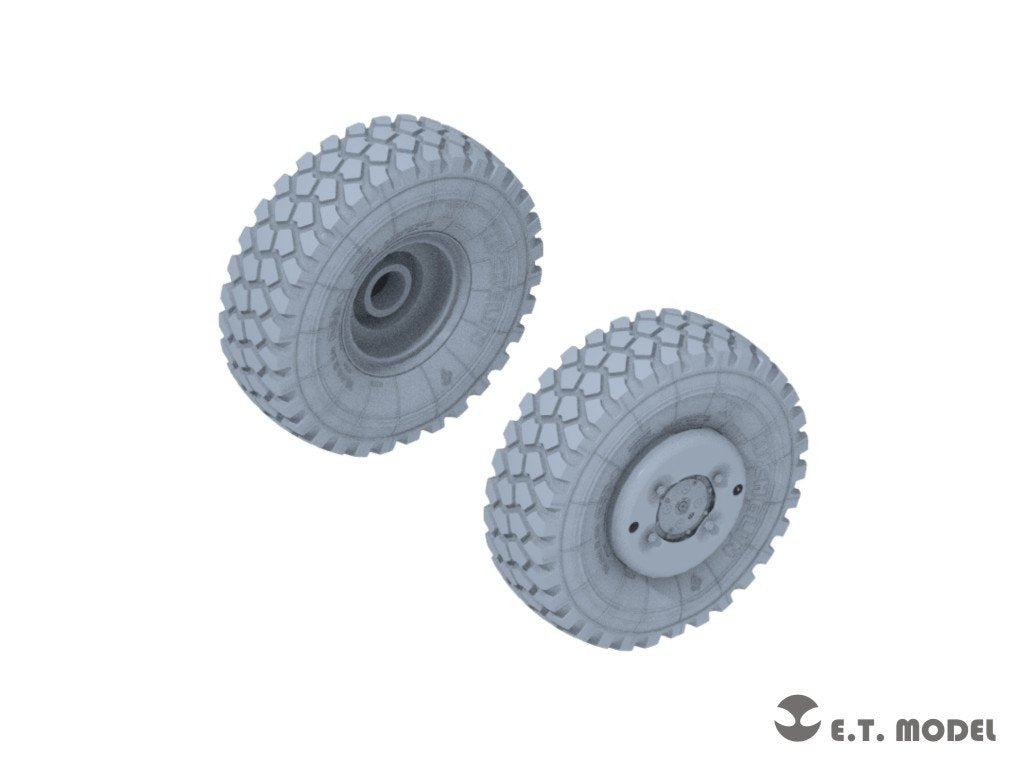 E.T. Model P35-126 Modern U.S. M1070 Truck Tractor Sagged Wheels for Hobby Boss kit 1/35 – Bild 2
