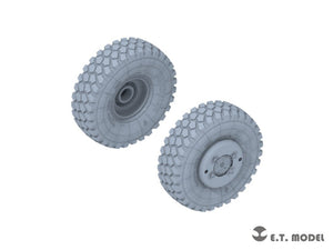 E.T. Model P35-126 Modern U.S. M1070 Truck Tractor Sagged Wheels for Hobby Boss kit 1/35 – Bild 2