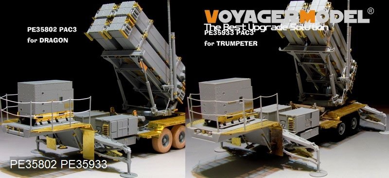 Voyager Model PE35933 Modern U.S. MIM-104F Patriot SAM System PAC-3 Basic For TRUMPETER 01040 1/35 – immagine 20