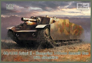 IBG 72052 40/43M Zrinyi II Canon d&amp;#39;assaut hongrois 105 mm (1/72)