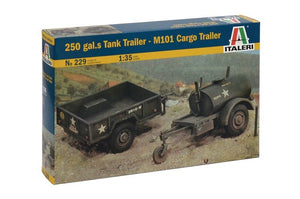 ITALERI 0229 250 gal.s Tank Trailer 1/35 – immagine 2