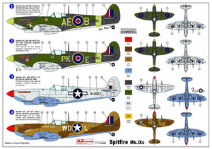 AZ Model AZ7392 Supermarine Spitfire Mk.IXc ,,Early tails&amp;#39;&amp;#39; 1/72 – imagen 2