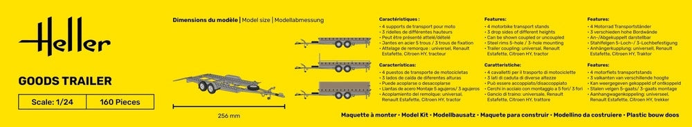 Heller 80778 Goods Trailer 1/24 – Bild 3