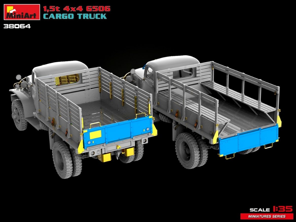 MiniArt 38064 1,5t 4×4 G506 CARGO TRUCK 1/35 – zdjęcie 13