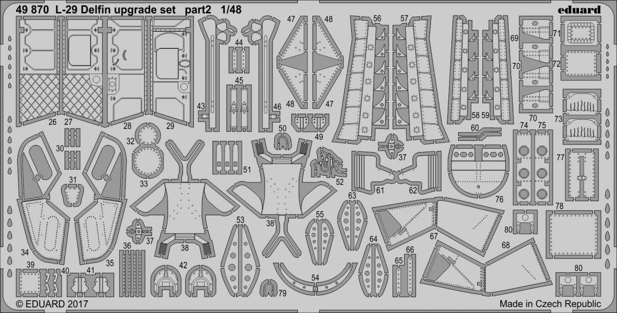 Eduard 49870 L-29 Delfin upgrade set EDUARD 1/48 – Bild 2