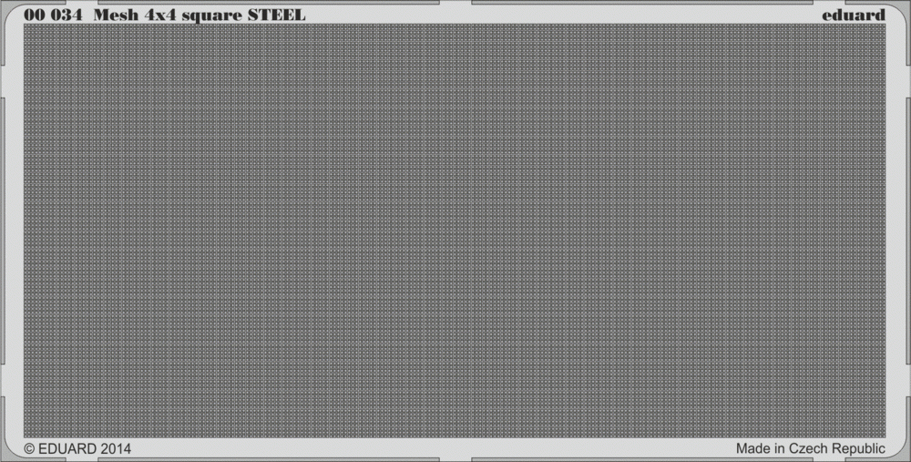 Eduard 00034 Mesh 4x4 square STEEL