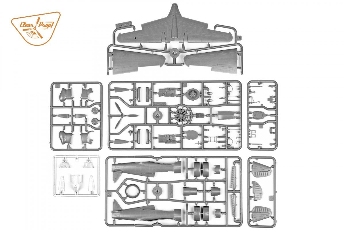 Clear Prop! CP72022 H-75N Hawk STARTER KIT 1/72 – Bild 11
