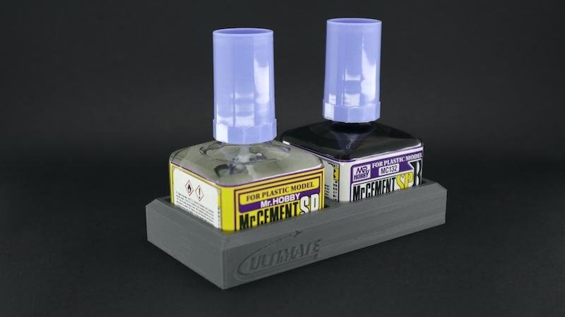 Ultimate Modelling Products UMP087 Ultimate Glue Bottle Holder (for Mr Hobby) Double