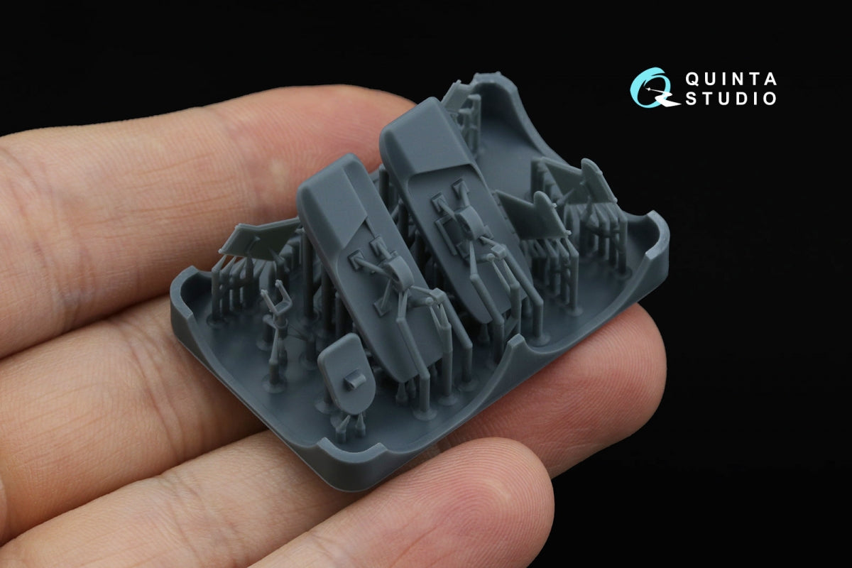 Quinta Studio QT72014 Yak-1 Ski landing gear (Zvezda) 1/72 – zdjęcie 5