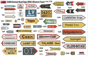 MiniArt 35600 GERMAN ROAD SIGNS WW2 (FRANCE 1944) 1/35 – zdjęcie 3