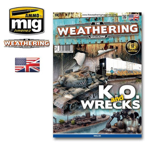 AMMO de Mig Jimenez 4508 - Le magazine Weathering - KO et épaves (Version anglaise)