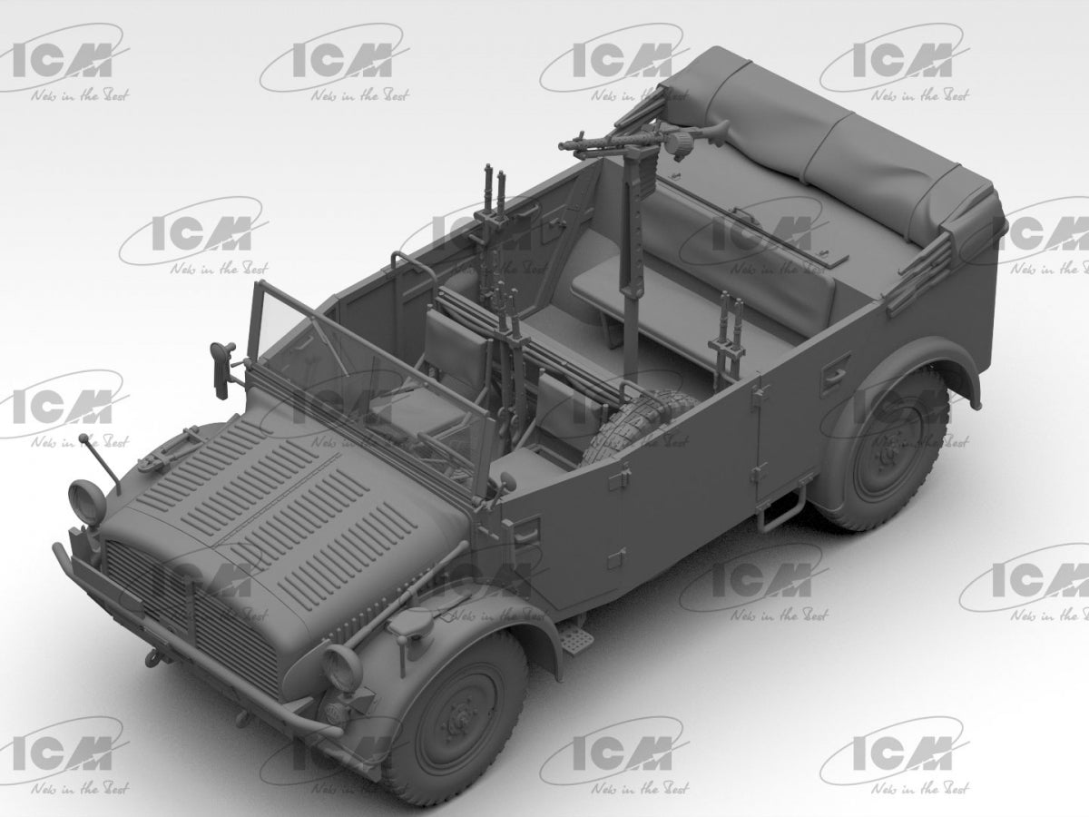 ICM 35502 Kfz.70 with MG 34 WWII German military vehicle 1/35 – Bild 2