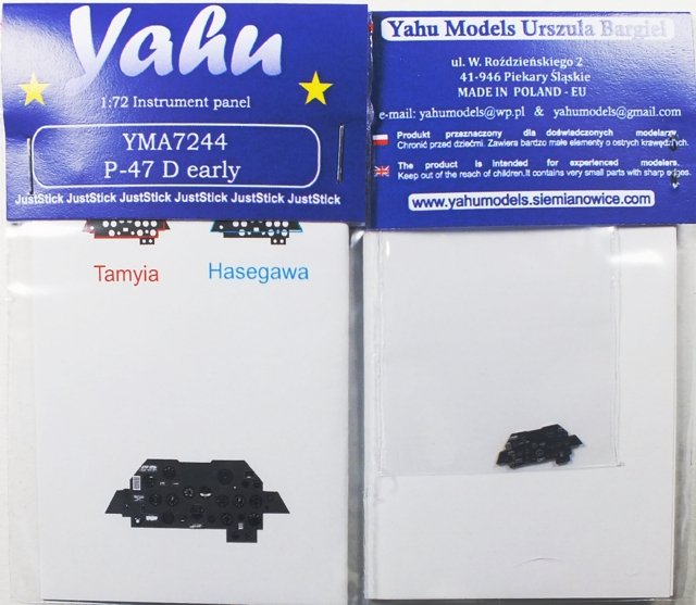 Yahu YMA7244 P-47 D première génération (Tamiya) 1/72