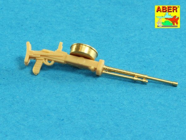 Aber 35L-212 Set of barrels for Soviet tank T-50 45 mm 20K x 1 pcs.; 7,62 mm DT x 2 pcs. 1/35 – imagen 5