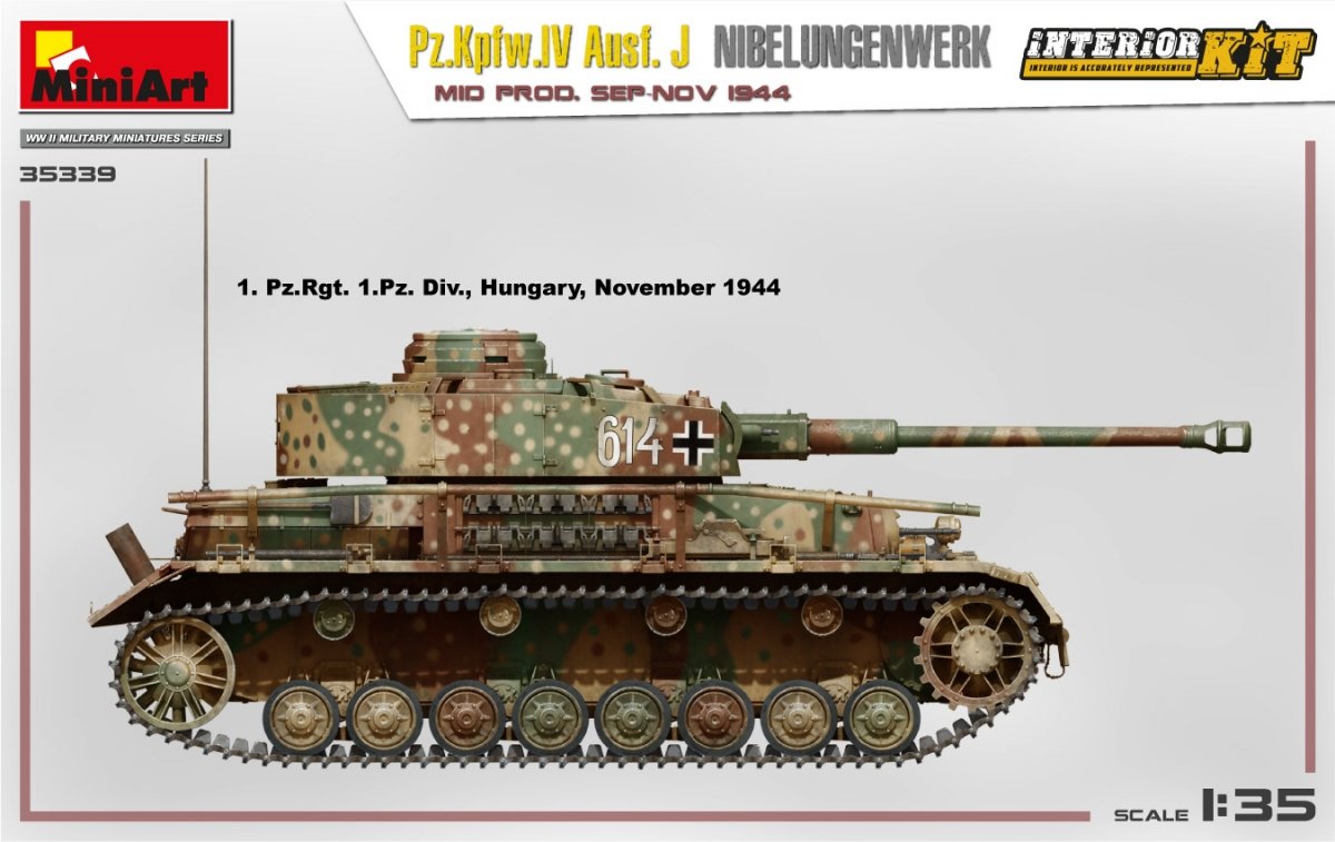 MiniArt 35339 Pz.Kpfw.IV Ausf. J Nibelungenwerk. MID PROD. SEP-NOV 1944 INTERIOR KIT 1/35 – Bild 8