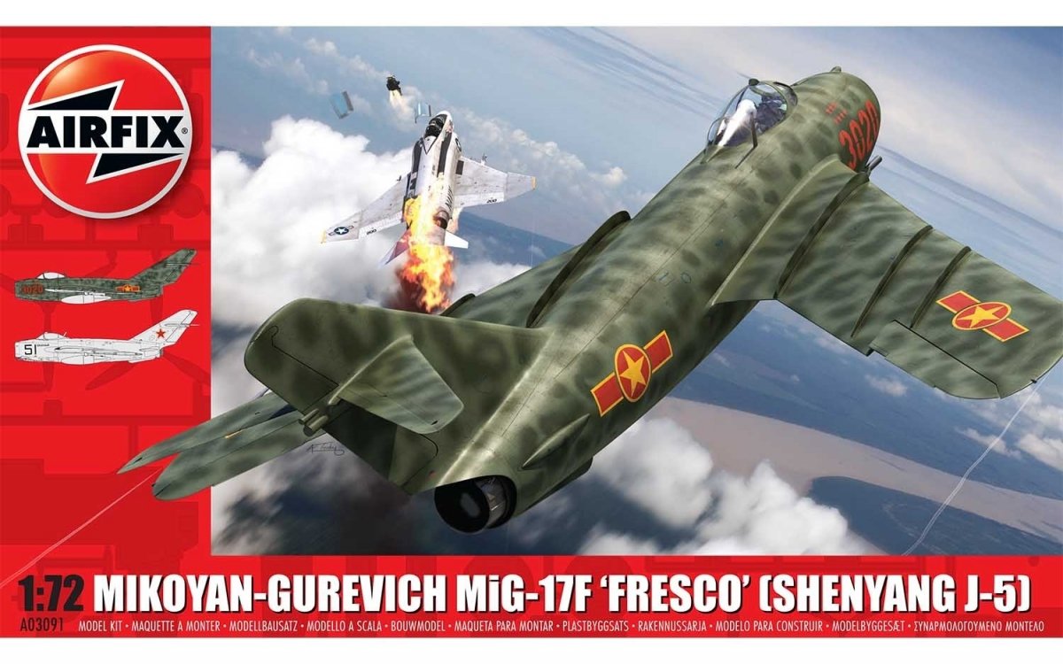 Airfix 03091 Mikoyan-Gurevich MiG-17F &amp;quot;Fresco&amp;quot; 1/72