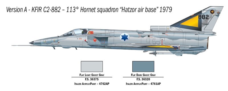 Italeri 1408 Kfir C.2 1/72 – image 4